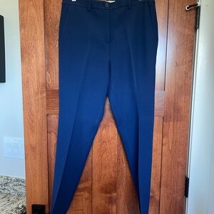 Michael Kors Collection Blue Trousers Formal Straight-Leg